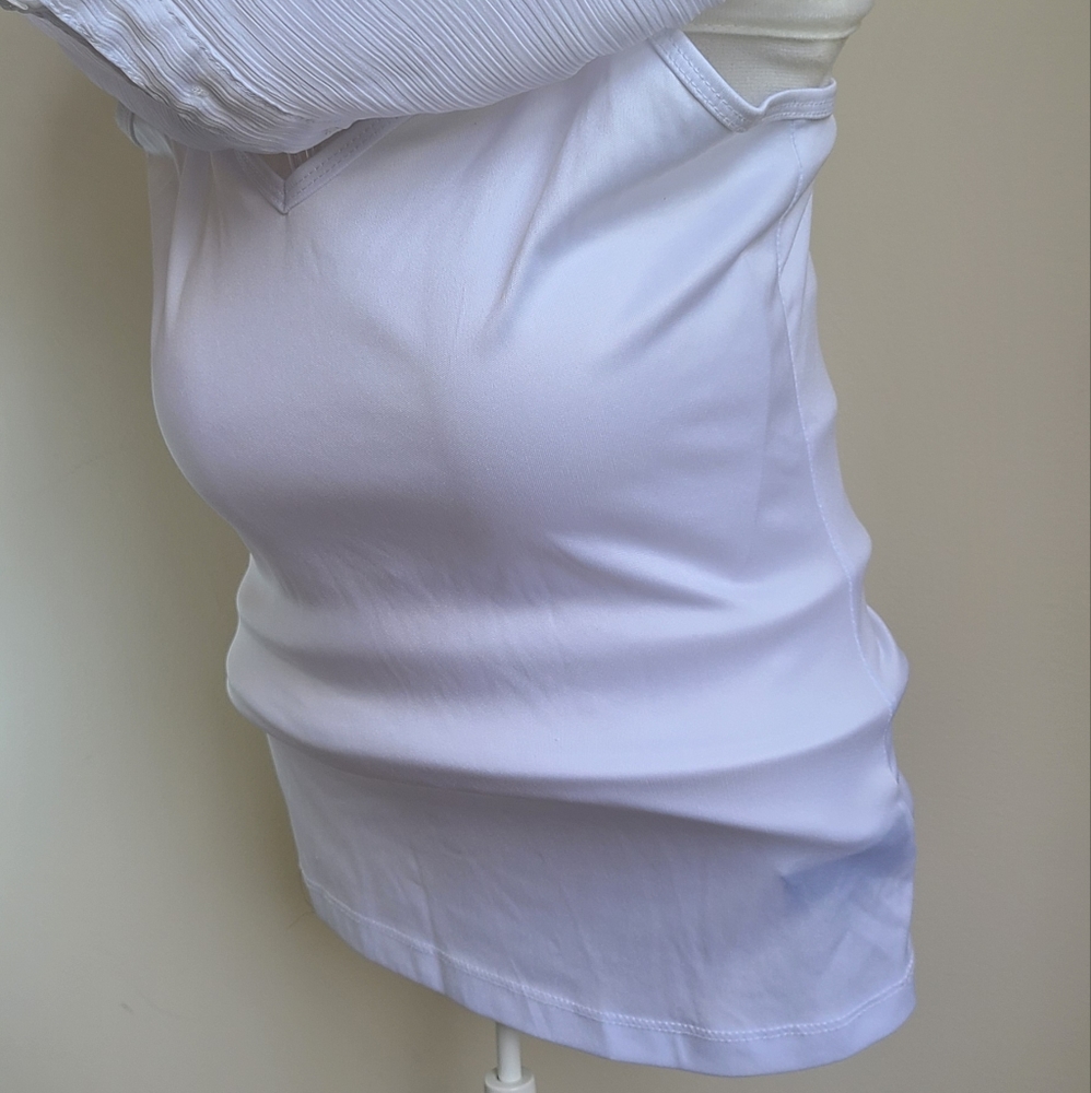 White Ruffle Collar Blouse - Picture 4 of 5